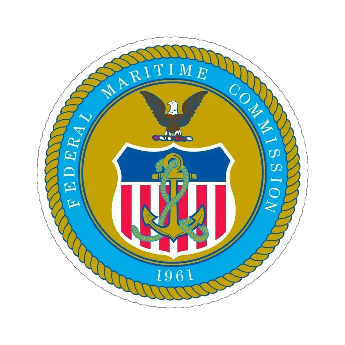 Federal Maritime Commission STICKER Vinyl Die-Cut Decal - The Sticker Space