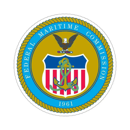Federal Maritime Commission STICKER Vinyl Die-Cut Decal - The Sticker Space