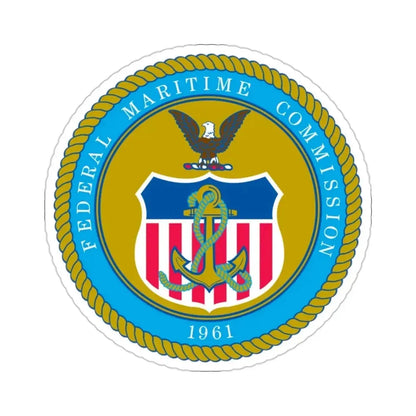 Federal Maritime Commission STICKER Vinyl Die-Cut Decal - The Sticker Space