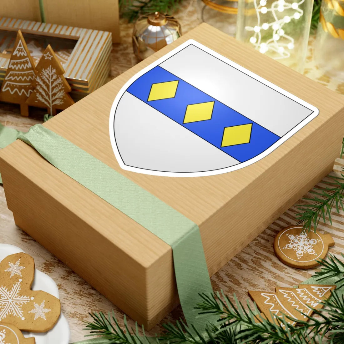 Feilding arms (Ireland) (Coat of Arms) STICKER Vinyl Kiss-Cut Decal - The Sticker Space