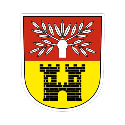 FelbenWellhausen-blazon (Switzerland) (Coat of Arms) STICKER Vinyl Kiss-Cut Decal 6 Inch White - The Sticker Space