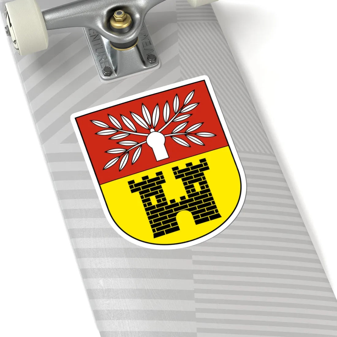 FelbenWellhausen-blazon (Switzerland) (Coat of Arms) STICKER Vinyl Kiss-Cut Decal - The Sticker Space