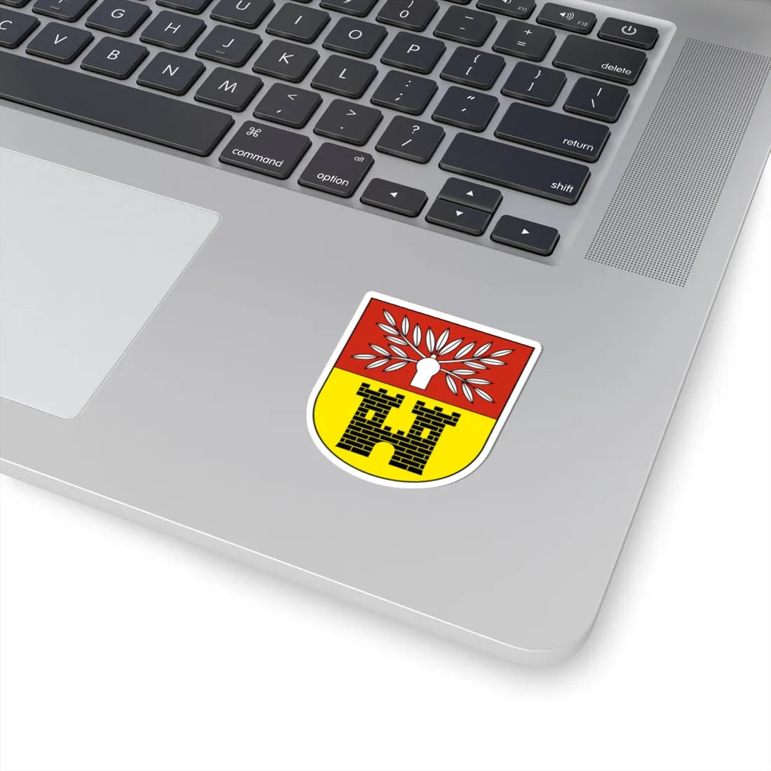 FelbenWellhausen-blazon (Switzerland) (Coat of Arms) STICKER Vinyl Kiss-Cut Decal - The Sticker Space