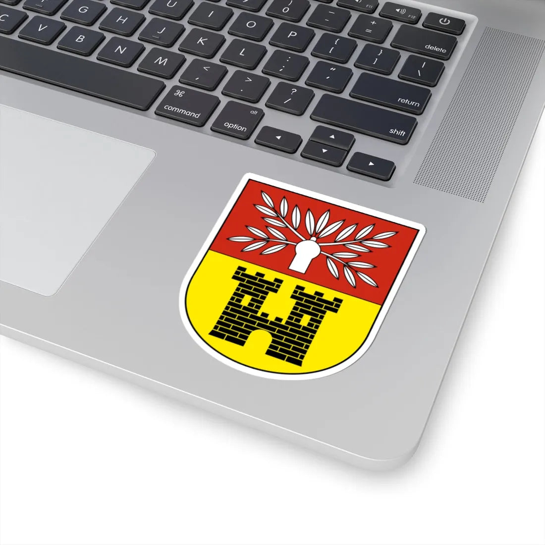 FelbenWellhausen-blazon (Switzerland) (Coat of Arms) STICKER Vinyl Kiss-Cut Decal - The Sticker Space