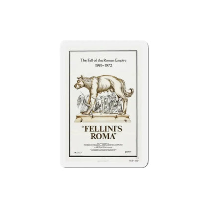 Fellini's Roma 1972 Movie Poster Refrigerator Magnet - The Sticker Space