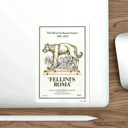 Fellini's Roma 1972 Movie Poster STICKER Vinyl Die-Cut Decal - The Sticker Space