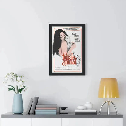 FEMALE ANIMAL 1970 - Framed Movie Poster - The Sticker Space