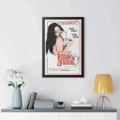 FEMALE ANIMAL 1970 - Framed Movie Poster - The Sticker Space