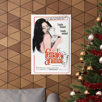 FEMALE ANIMAL 1970 - Paper Movie Poster-The Sticker Space