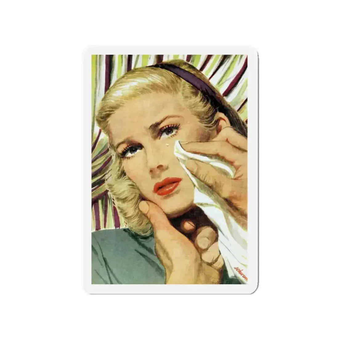 Female, Good Housekeeping, July 1945 (Magazine Illustration) Refrigerator Magnet - The Sticker Space