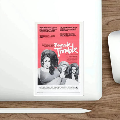 Female Trouble 1974 Movie Poster STICKER Vinyl Die-Cut Decal - The Sticker Space