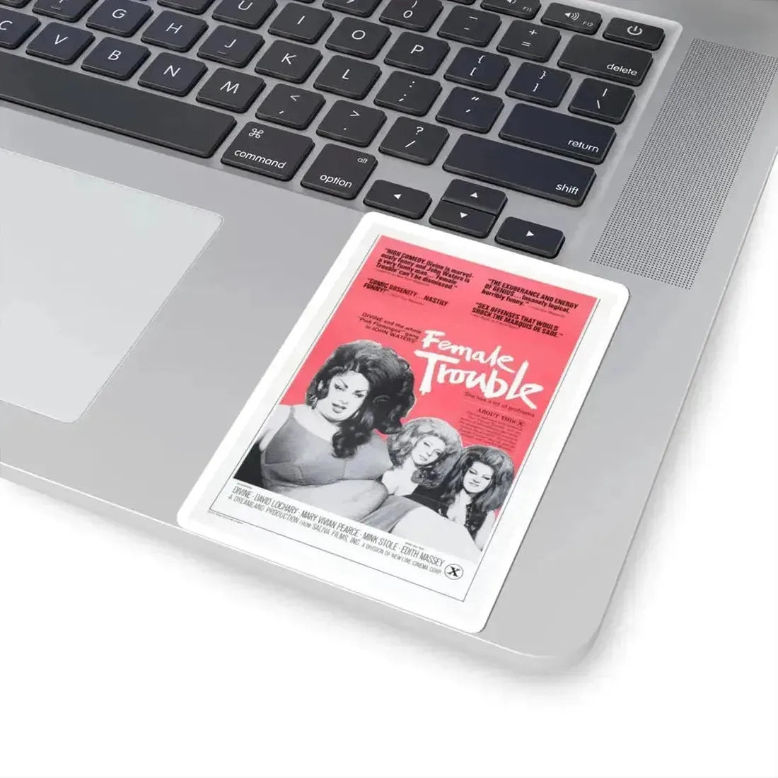 Female Trouble 1974 Movie Poster - STICKER Vinyl Kiss-Cut Decal - The Sticker Space