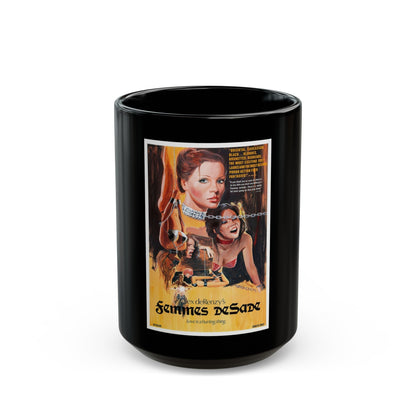 FEMMES DE SADE 1976 Movie Poster - Black Coffee Mug-15oz-The Sticker Space