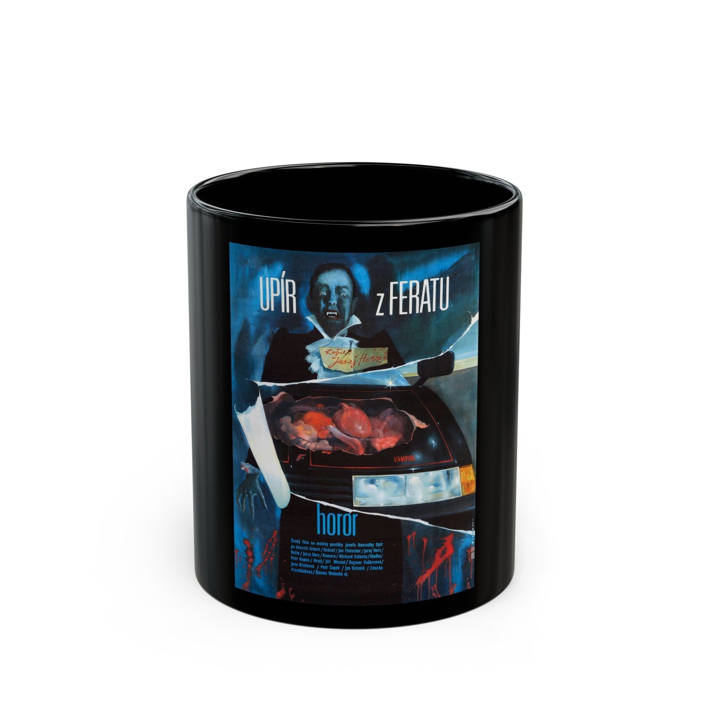 FERAT VAMPIRE 1982 Movie Poster - Black Coffee Mug-11oz-The Sticker Space