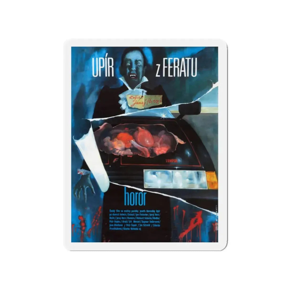 FERAT VAMPIRE 1982 Movie Poster - Refrigerator Magnet 2 Inch - The Sticker Space