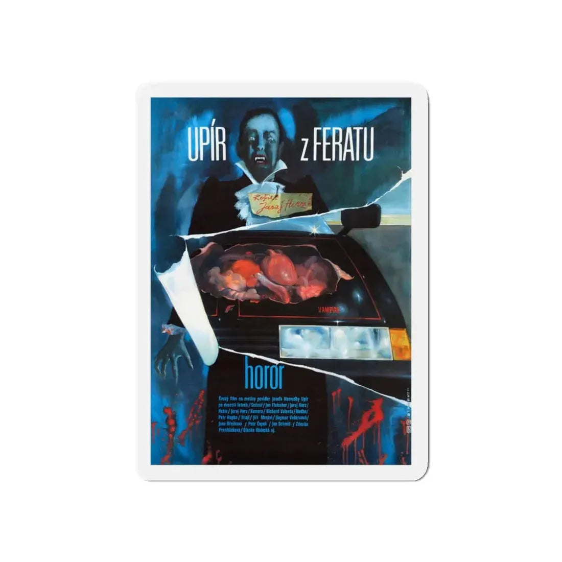 FERAT VAMPIRE 1982 Movie Poster - Refrigerator Magnet 5 Inch - The Sticker Space