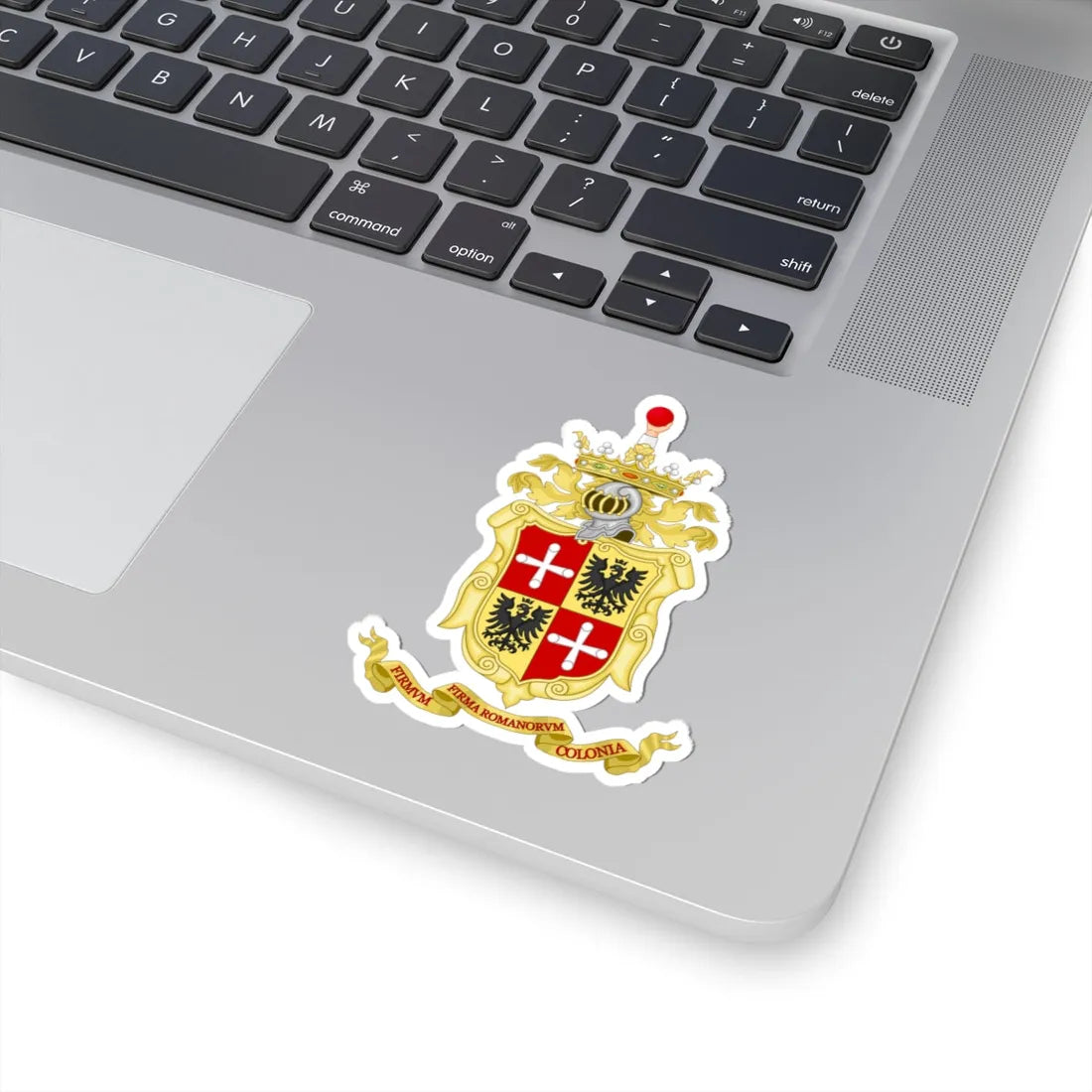 Fermo-Stemma (Italy) (Coat of Arms) STICKER Vinyl Kiss-Cut Decal - The Sticker Space