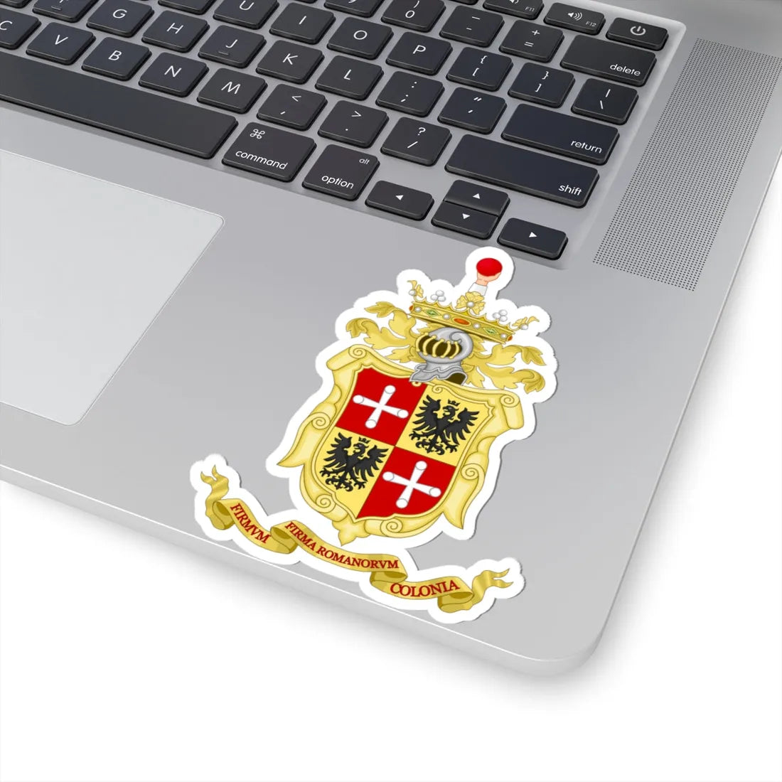 Fermo-Stemma (Italy) (Coat of Arms) STICKER Vinyl Kiss-Cut Decal - The Sticker Space