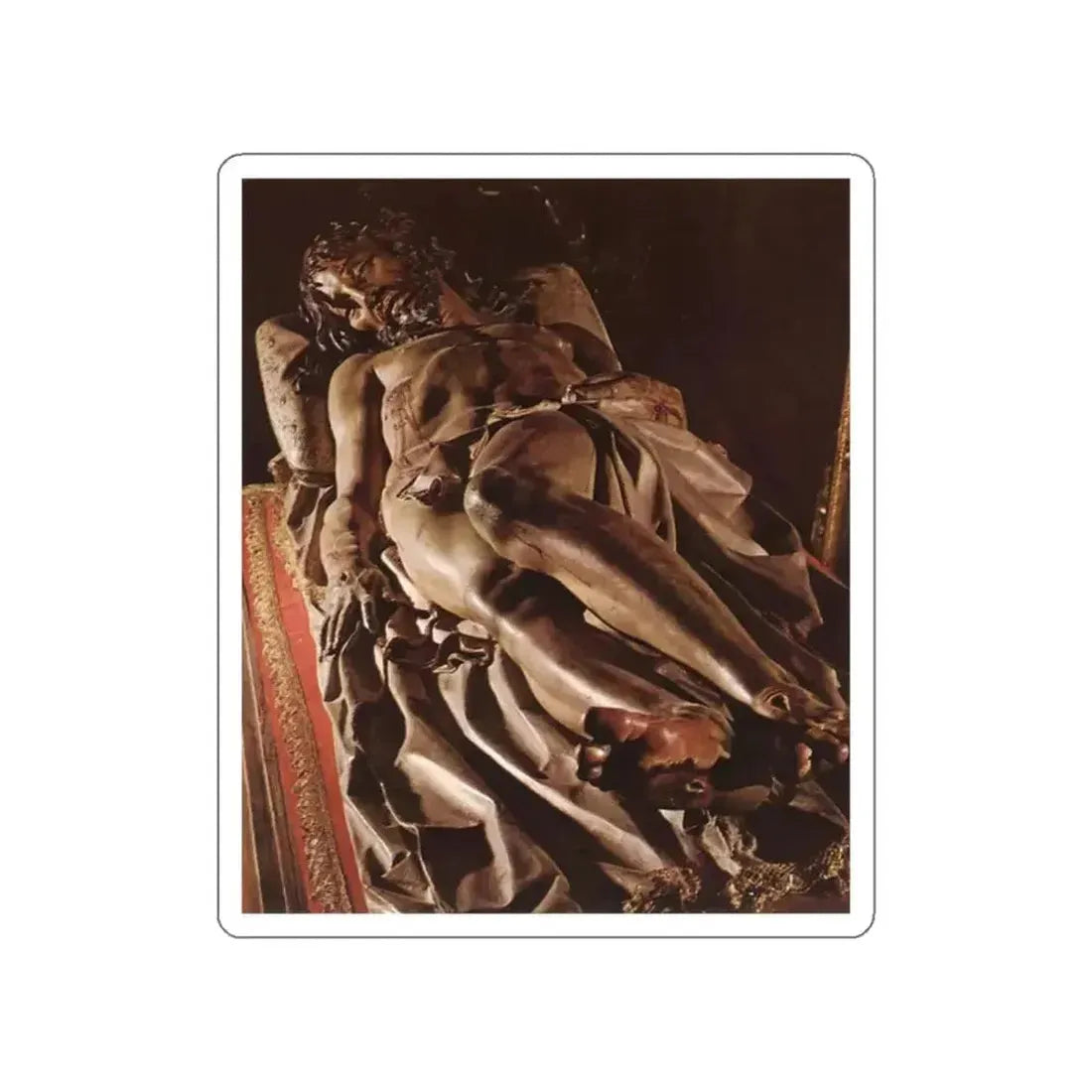FERNANDEZ, Gregorio - The Dead Christ (Artwork) STICKER Vinyl Die-Cut Decal - The Sticker Space