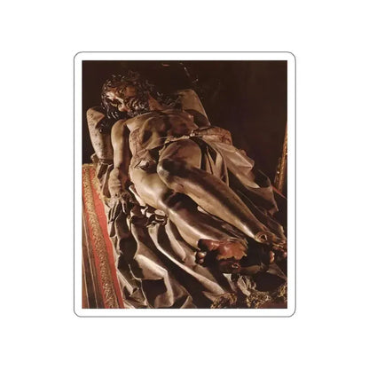 FERNANDEZ, Gregorio - The Dead Christ (Artwork) STICKER Vinyl Die-Cut Decal White Die-Cut 3 Inch - The Sticker Space