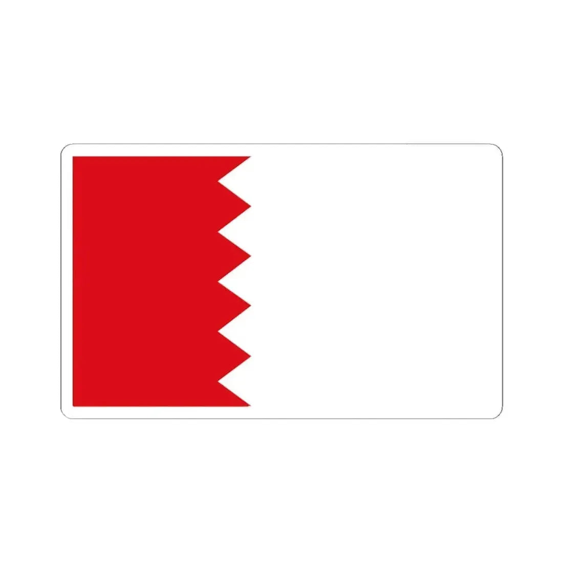 Fernelmont vlag (Belgium) STICKER Vinyl Kiss-Cut Decal 4 Inch White - The Sticker Space