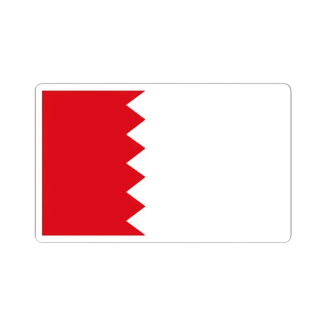 Fernelmont vlag (Belgium) STICKER Vinyl Kiss-Cut Decal 6 Inch White - The Sticker Space