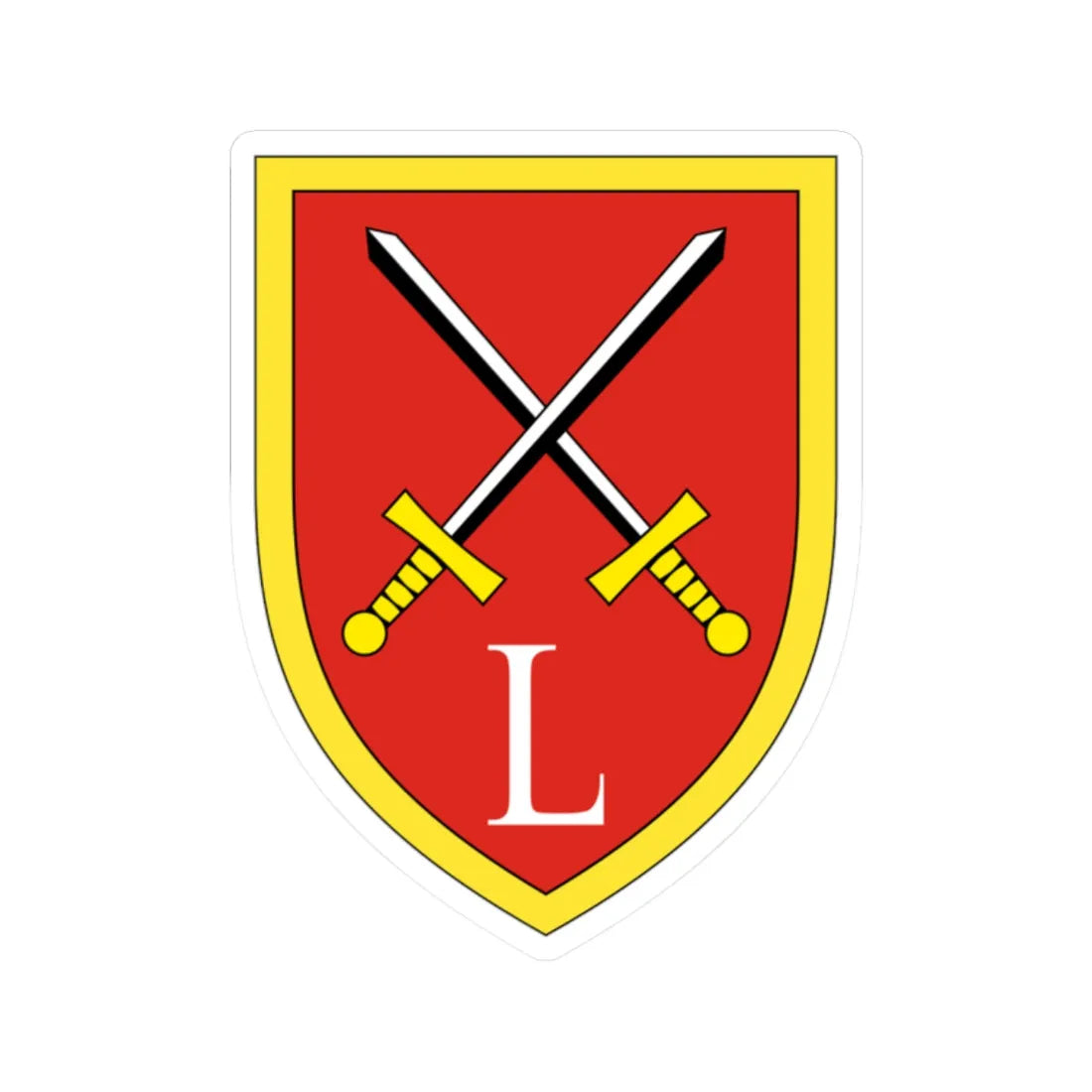 Fernmelde-Lehrverband Bundeswehr (Germany) (Coat of Arms) STICKER Vinyl Kiss-Cut Decal 2 Inch White - The Sticker Space