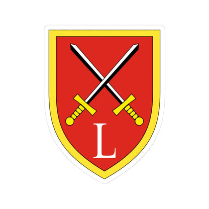 Fernmelde-Lehrverband Bundeswehr (Germany) (Coat of Arms) STICKER Vinyl Kiss-Cut Decal 3 Inch White - The Sticker Space