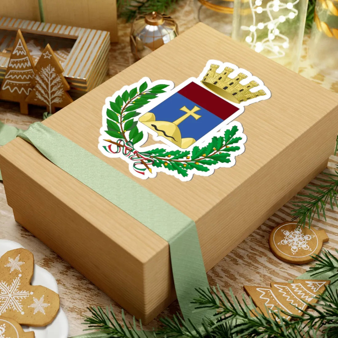 Ferrandina-Stemma (Italy) (Coat of Arms) STICKER Vinyl Kiss-Cut Decal - The Sticker Space