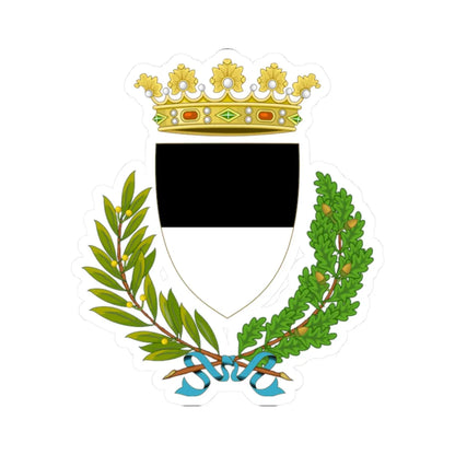 Ferrara-Stemma Bozzetto Ufficiale (Italy) (Coat of Arms) STICKER Vinyl Kiss-Cut Decal 2 Inch White - The Sticker Space