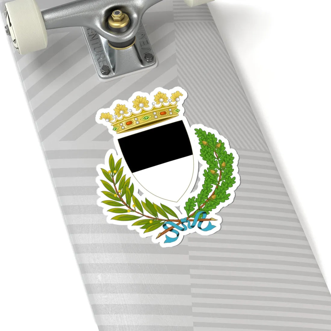 Ferrara-Stemma Bozzetto Ufficiale (Italy) (Coat of Arms) STICKER Vinyl Kiss-Cut Decal - The Sticker Space