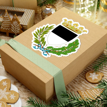 Ferrara-Stemma Bozzetto Ufficiale (Italy) (Coat of Arms) STICKER Vinyl Kiss-Cut Decal - The Sticker Space