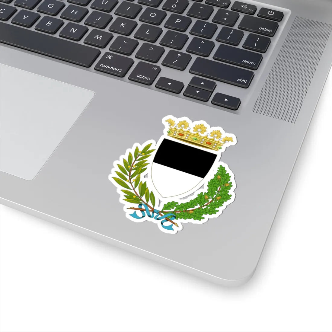 Ferrara-Stemma Bozzetto Ufficiale (Italy) (Coat of Arms) STICKER Vinyl Kiss-Cut Decal - The Sticker Space