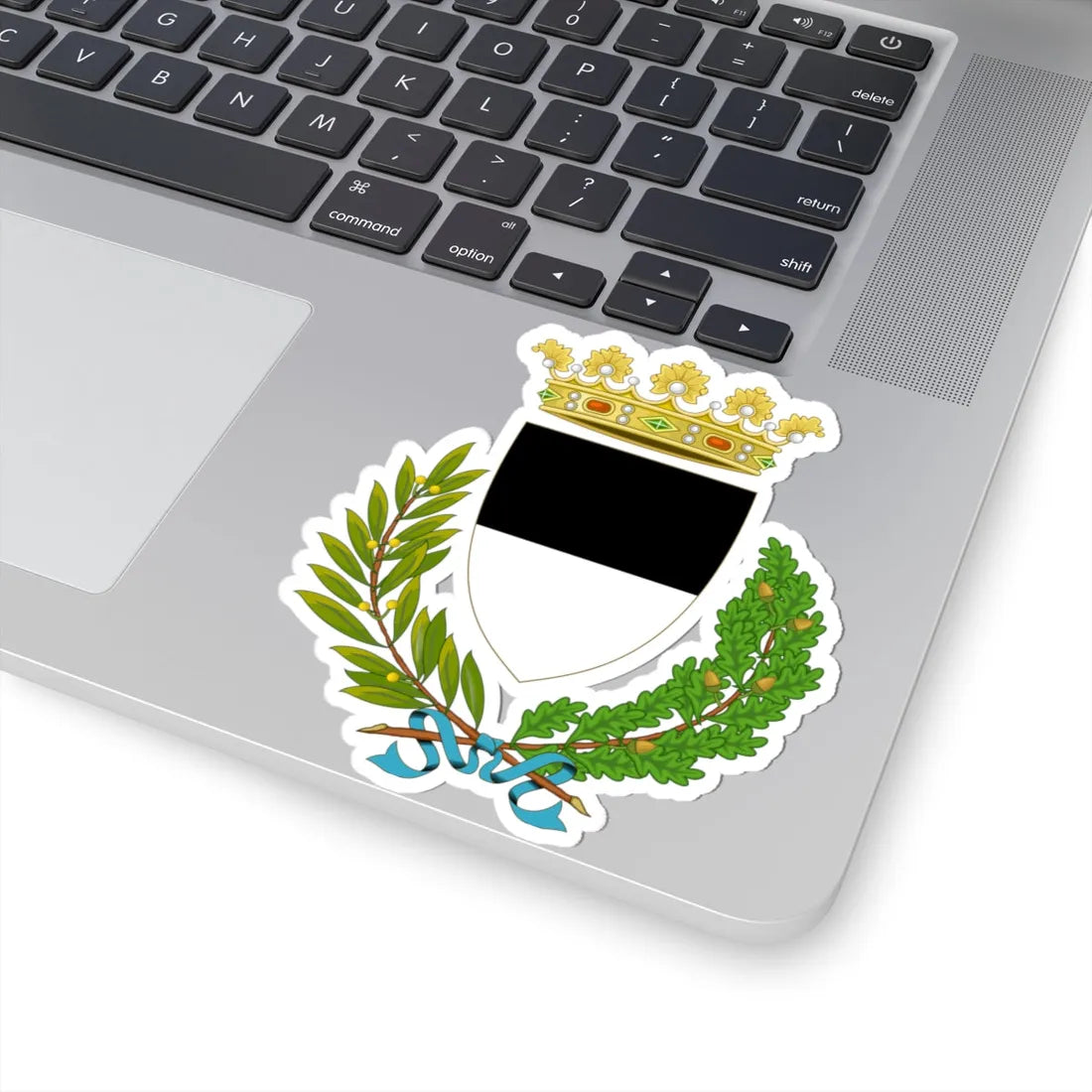 Ferrara-Stemma Bozzetto Ufficiale (Italy) (Coat of Arms) STICKER Vinyl Kiss-Cut Decal - The Sticker Space