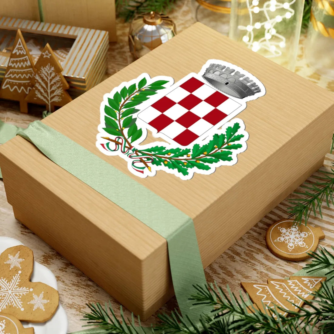 Ferrere-Stemma (Italy) (Coat of Arms) STICKER Vinyl Kiss-Cut Decal - The Sticker Space