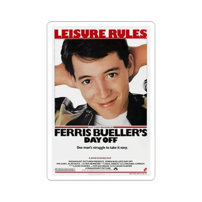 Ferris Bueller's Day Off 1986 Movie Poster STICKER Vinyl Die-Cut Decal 2 Inch - The Sticker Space