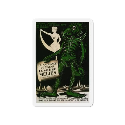 FESTIVAL MONDIAL DE FILM ET DES BEAUX-ARTS DE BELGIQUE 1951 Movie Poster - Refrigerator Magnet - The Sticker Space