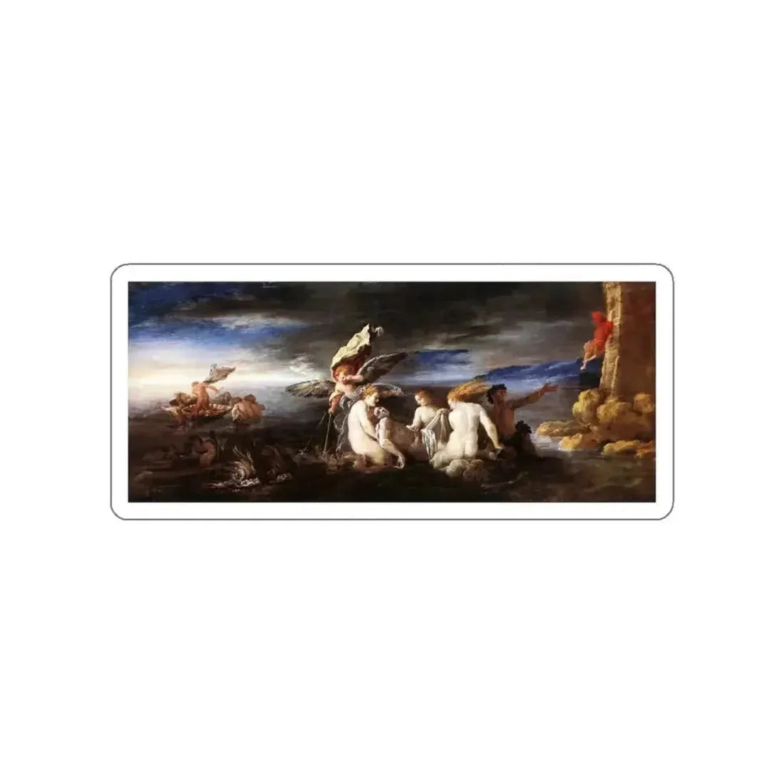 FETI, Domenico - Hero and Leander (Artwork) STICKER Vinyl Die-Cut Decal - The Sticker Space