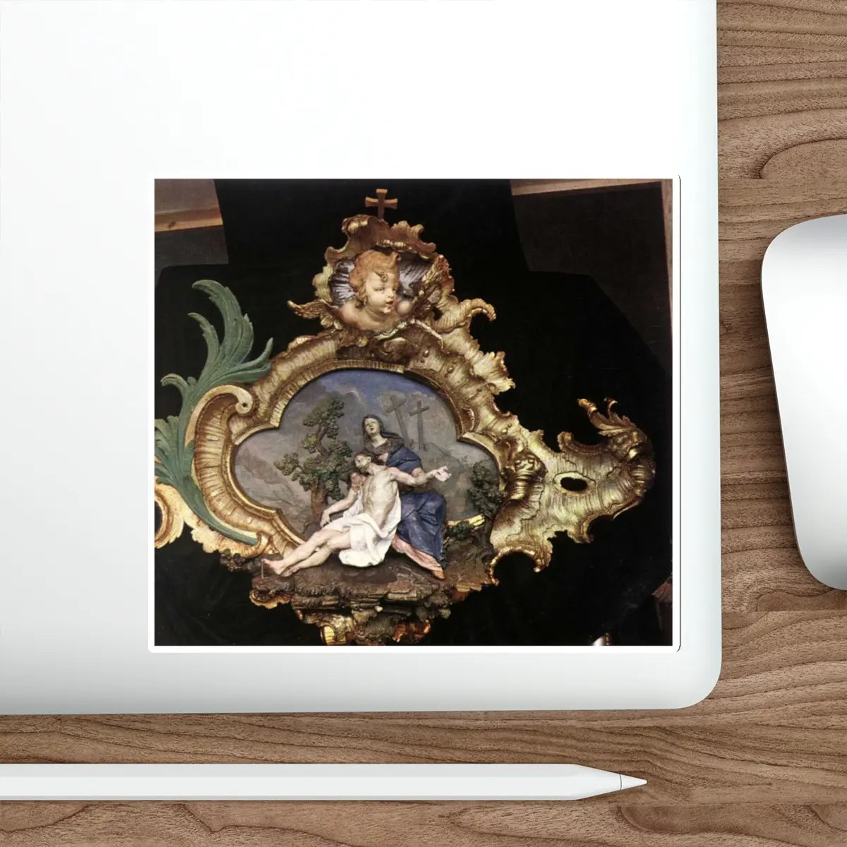 SKU:13259368155043180533 Sticker types:White Shape:Die-Cut Sizes:6" × 6"