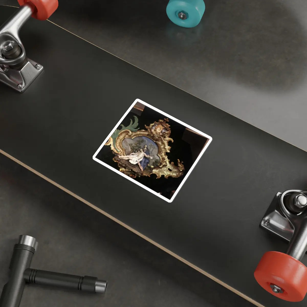 SKU:75145136996312877766 Sticker types:White Shape:Die-Cut Sizes:4" × 4"