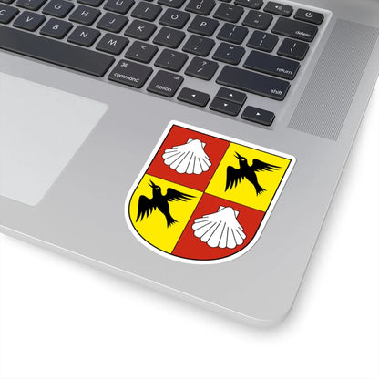 Feusisberg-blazon (Switzerland) (Coat of Arms) STICKER Vinyl Kiss-Cut Decal - The Sticker Space