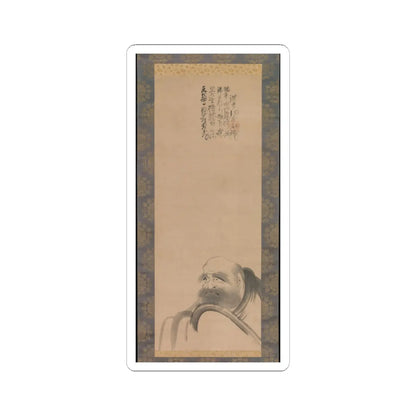 Fūgai Ekun - Portrait of Daruma - early 17th century v1 - STICKER Vinyl Kiss-Cut Decal