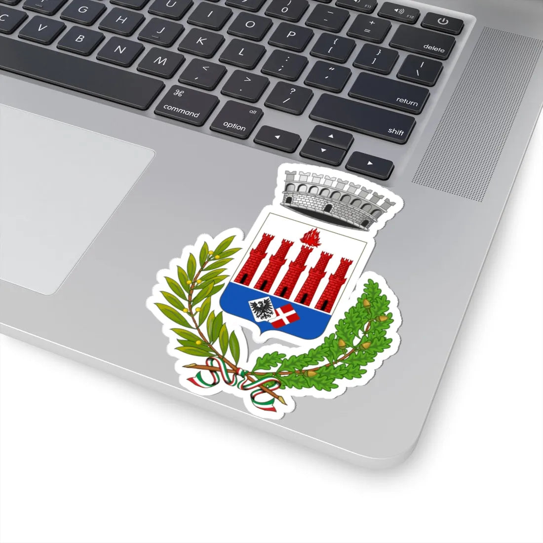 Fiamignano-Stemma (Italy) (Coat of Arms) STICKER Vinyl Kiss-Cut Decal - The Sticker Space