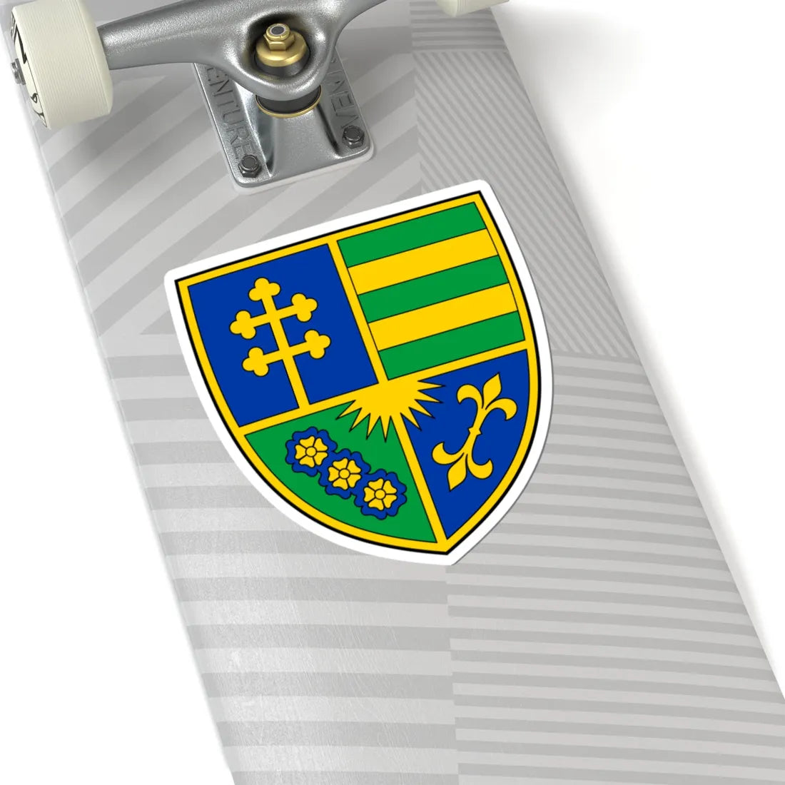 Fictional CoA of Ștefan cel Mare 1457-1504 (Oman) (Coat of Arms) STICKER Vinyl Kiss-Cut Decal - The Sticker Space