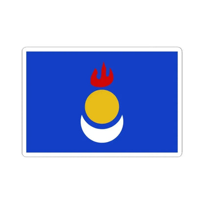 Fictional Flag of Inner Mongolia (China) STICKER Vinyl Kiss-Cut Decal 2 Inch White - The Sticker Space
