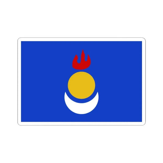 Fictional Flag of Inner Mongolia (China) STICKER Vinyl Kiss-Cut Decal 2 Inch White - The Sticker Space