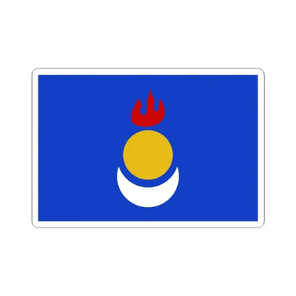Fictional Flag of Inner Mongolia (China) STICKER Vinyl Kiss-Cut Decal 4 Inch White - The Sticker Space