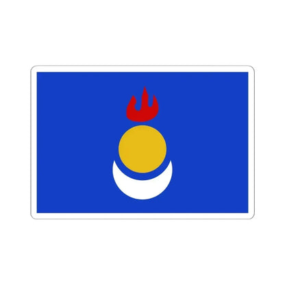 Fictional Flag of Inner Mongolia (China) STICKER Vinyl Kiss-Cut Decal 6 Inch White - The Sticker Space