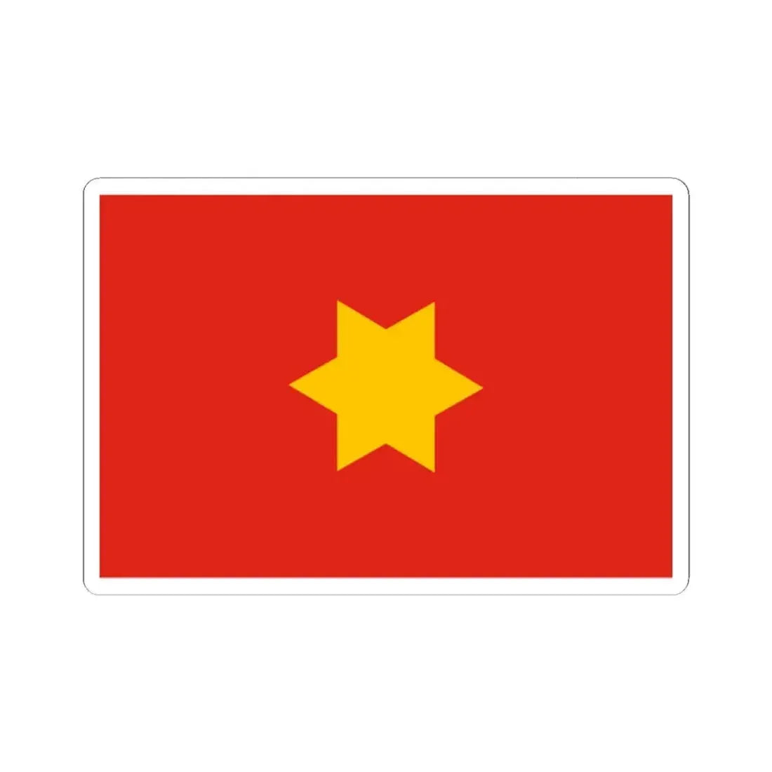 Fictional Nan Chao Flag (China) STICKER Vinyl Kiss-Cut Decal 2 Inch White - The Sticker Space