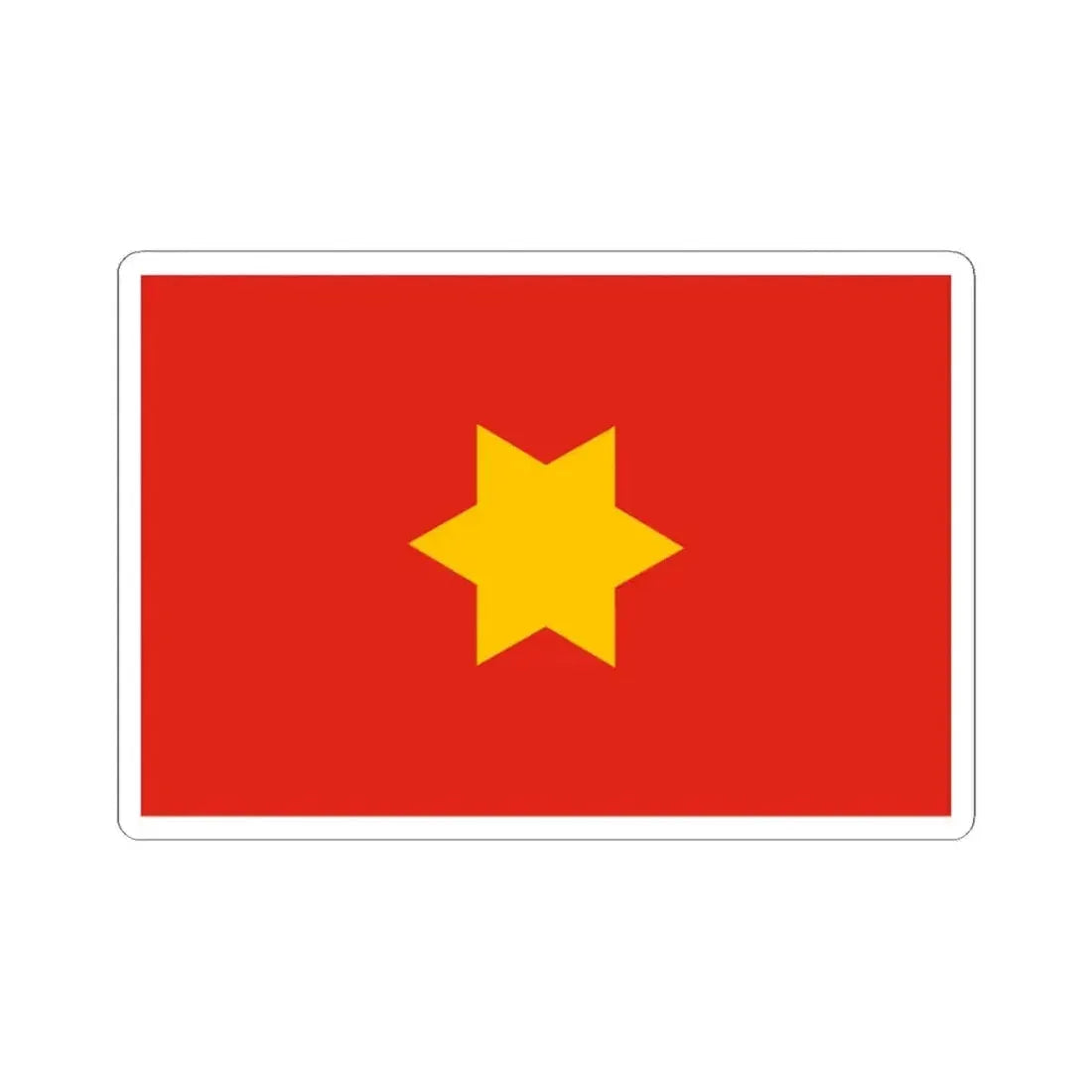 Fictional Nan Chao Flag (China) STICKER Vinyl Kiss-Cut Decal 3 Inch White - The Sticker Space